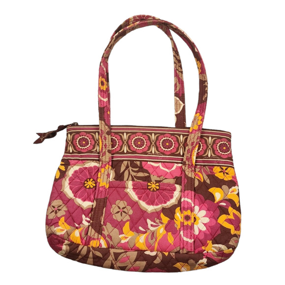 Vera Bradley Handbags - Vera Bradley Shoulder Purse/Handbag Morgan in Carnaby Pattern Retired Zip Closer